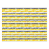 Nappe Aquarelle gris jaune blanc rayé (Devant (Horizontal))