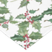 Nappe Aquarelle Holly et Berries rouges (Angle)