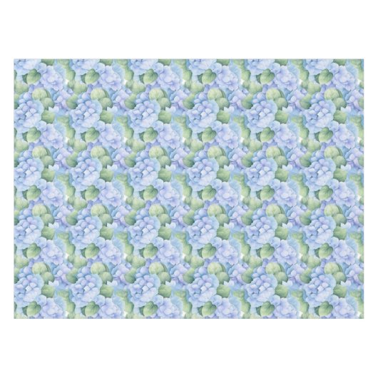 Nappe Aquarelle Hydrangea Fleurs (Devant (Horizontal))