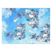 Nappe Aquarelle illustrée Fleur de lune (Devant (Horizontal))