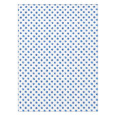 Nappe Aquarelle indigo bleu pois motif (Devant)