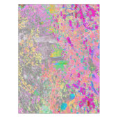 Nappe Aquarelle Jardin lever de soleil avec fleurs viole (Devant)