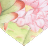 Nappe Aquarelle magique Succulents turquoise (Angle)