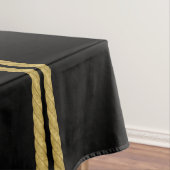 Nappe Aquarelle marine Signal maritime Monogramme (In Situ)