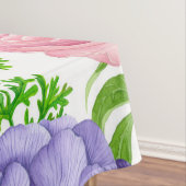 Nappe Aquarelle motif avec des fleurs de pivoine et d'an (In Situ)