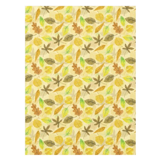 Nappe Aquarelle motif d'automne 2 (Devant)