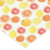 Nappe Aquarelle Motif de fruits d'agrumes (Angle)