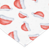 Nappe Aquarelle Motif de Noël de Santa Hat (Angle)