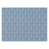 Nappe Aquarelle motif de poulet Denim Blue (Devant (Horizontal))