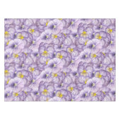 Nappe Aquarelle motif floral avec panneaux violets (Devant (Horizontal))