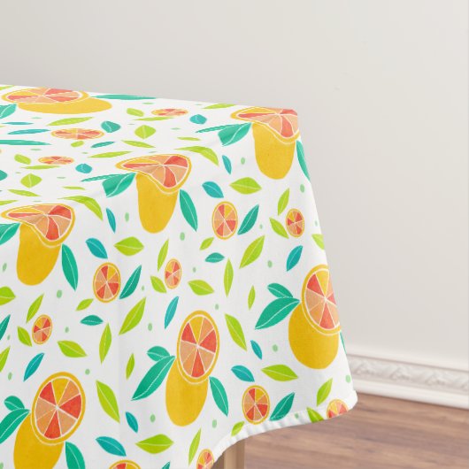 Nappe Aquarelle Motif Oranges sucrées (In Situ)