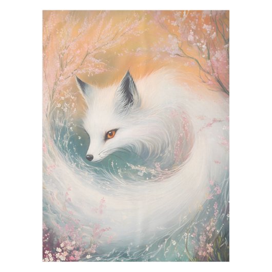 Nappe Aquarelle Mystic Bloom Spring Fox (Devant)