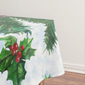 Nappe aquarelle Oiseau cardinal rouge (In Situ)