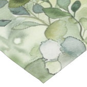 Nappe Aquarelle Pagode asiatique dans paysage verdoyant (Angle)