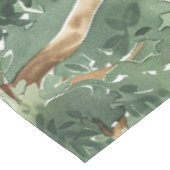 Nappe Aquarelle Pagode asiatique dans paysage verdoyant  (Angle)