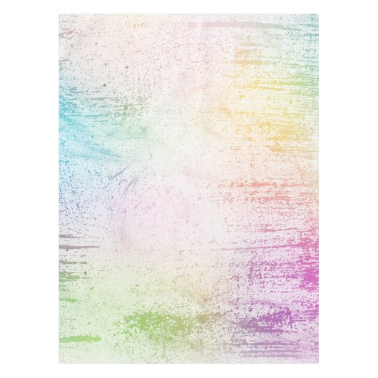 Nappe Aquarelle Pastel coloré (Devant)