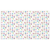 Nappe Aquarelle Pastel colorée Macarons français (Devant (Horizontal))