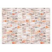 Nappe Aquarelle Pastel Terracotta Triangles Tribales (Devant (Horizontal))