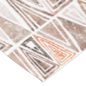 Nappe Aquarelle Pastel Terracotta Triangles Tribales (Angle)