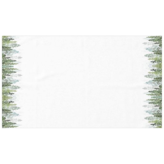 Nappe Aquarelle Pine Arbres (Devant (Horizontal))
