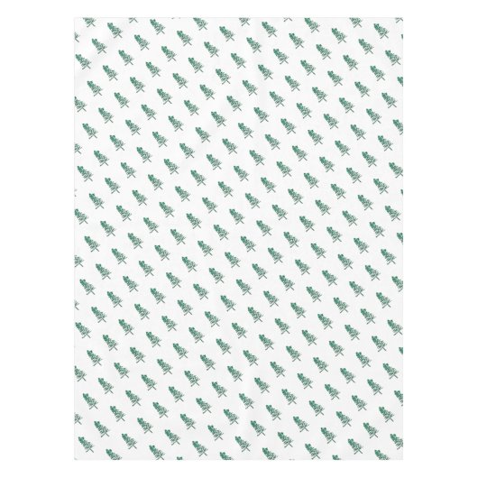 Nappe Aquarelle Pine Tree Noël (Devant)