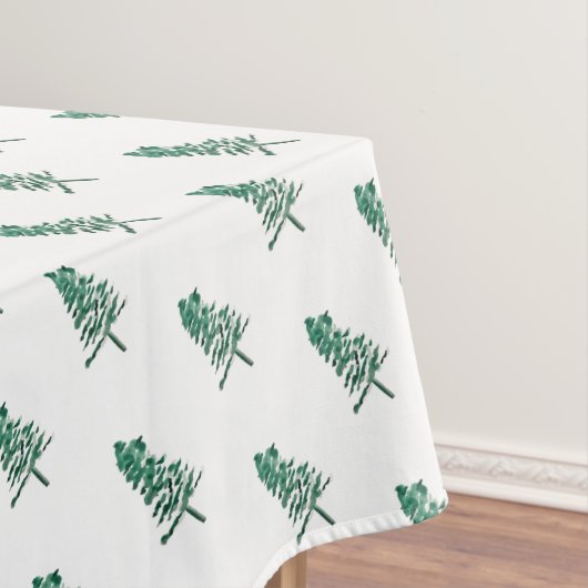 Nappe Aquarelle Pine Tree Noël (In Situ)