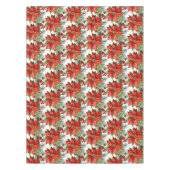 Nappe Aquarelle Poinsettia Noël (Devant)