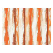 Nappe Aquarelle rayée dans les tons café et orange (Devant (Horizontal))