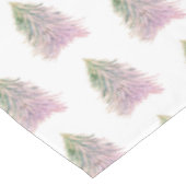 Nappe Aquarelle rose Arbre de Noël Artistique (Angle)