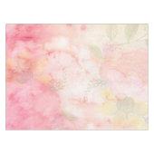 Nappe Aquarelle rose Arrière - plan floral (Devant (Horizontal))