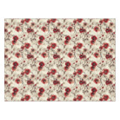 Nappe Aquarelle rose Bourgogne Motif (Devant (Horizontal))