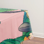 Nappe Aquarelle rose de la fille Peinture à la main (In Situ)