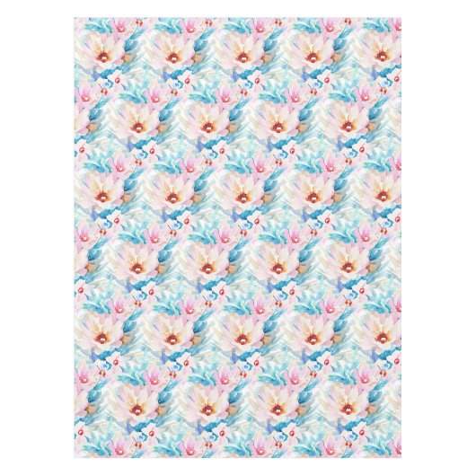 Nappe Aquarelle rose et bleu (Devant)