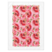 Nappe Aquarelle rose floral (Devant)