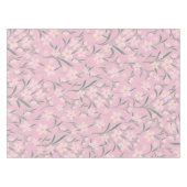Nappe Aquarelle rose Floral Botanique rose pâle (Devant (Horizontal))