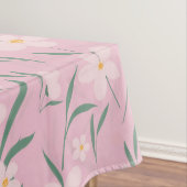 Nappe Aquarelle rose Floral Botanique rose pâle (In Situ)