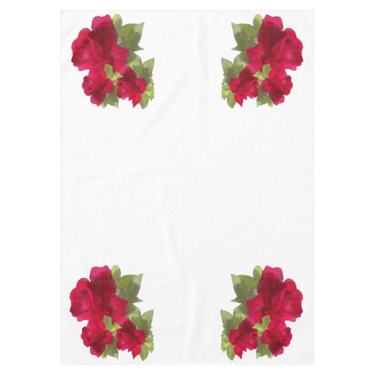 Nappe Aquarelle rose florale (Devant)