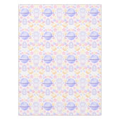 Nappe Aquarelle rose mignonne Astronautes de l'espace An (Devant)