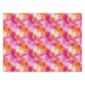 Nappe Aquarelle rose orange Abstrait (Devant (Horizontal))