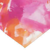 Nappe Aquarelle rose orange Abstrait (Angle)