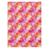 Nappe Aquarelle rose orange Abstrait (Devant)
