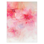 Nappe Aquarelle rose Pétale Élégance (Devant)