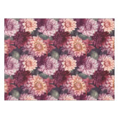 Nappe Aquarelle Rouge rose Dahlia Motif Design (Devant (Horizontal))