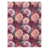 Nappe Aquarelle Rouge rose Dahlia Motif Design (Devant)