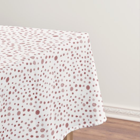 Nappe Aquarelle Ruby Confetti Chiffre de table (In Situ)