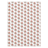 Nappe Aquarelle rustique Hiver Cardinal Holly Branche (Devant)