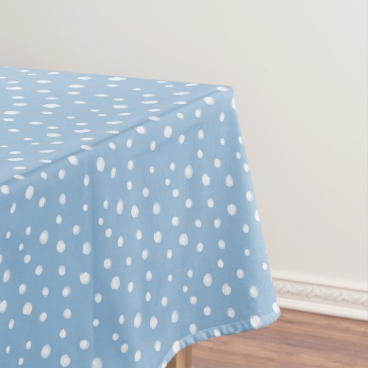 Nappe Aquarelle Snowflakes Motif bleu (In Situ)