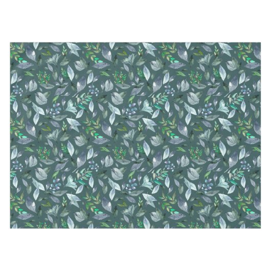 Nappe Aquarelle tombée feuilles 5 (Devant (Horizontal))