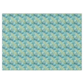 Nappe Aquarelle Tropical Blue Palm Leaf (Devant (Horizontal))