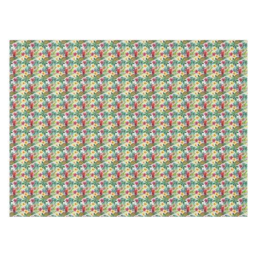 Nappe Aquarelle tropicale (Devant (Horizontal))
